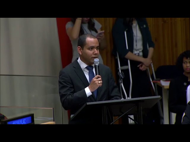 Bienvenida a la Reunión Plenaria y a la Ceremonia de Premiación y Clausura de NYMUNLAC 2019